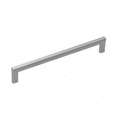 Sleek 8-13/16 Inch Center to Center Matte Chrome Cabinet Pull Sleek 8-13/16 Inch Center to Center Matte Chrome Cabinet Pull