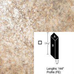 Wilsonart Bevel Edge - Crystalline Shell-12Ft Wilsonart Bevel Edge - Crystalline Shell-12Ft