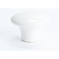 Lexington 1-1/2 Inch Diameter White Cabinet Knob Lexington 1-1/2 Inch Diameter White Cabinet Knob