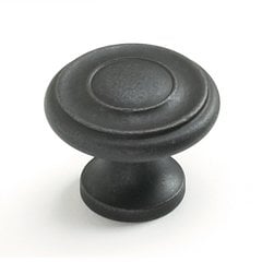 Solid Brass Traditional Designs 1-1/4 Inch Diameter Distressed Bronze Cabinet Knob Solid Brass Traditional Designs 1-1/4 Inch Diameter Distressed Bronze Cabinet Knob