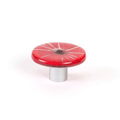 Radiants 1-7/8 Inch Diameter Red Cabinet Knob Radiants 1-7/8 Inch Diameter Red Cabinet Knob