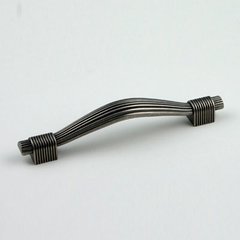 Opus 5-1/16 Inch Center to Center Rustic Tin Cabinet Pull Opus 5-1/16 Inch Center to Center Rustic Tin Cabinet Pull