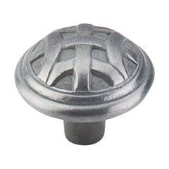 Tuscany 1-1/4 Inch Diameter Pewter Light Cabinet Knob Tuscany 1-1/4 Inch Diameter Pewter Light Cabinet Knob