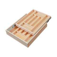 Double Tier Silverware Drawer 17-1/2 inch Wide Double Tier Silverware Drawer 17-1/2 inch Wide