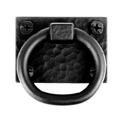 Smooth Iron 1-3/8 Inch Diameter Black Iron Cabinet Ring Pull Smooth Iron 1-3/8 Inch Diameter Black Iron Cabinet Ring Pull