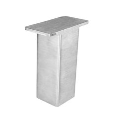 The Plaza Countertop Post Support 5" High - Brushed Stainles The Plaza Countertop Post Support 5" High - Brushed Stainles