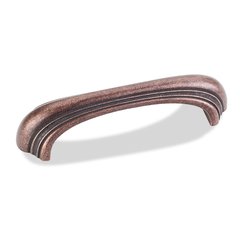 Amsden 3-3/4 Inch Center to Center Dark Antique Copper Machined Cabinet Pull Amsden 3-3/4 Inch Center to Center Dark Antique Copper Machined Cabinet Pull