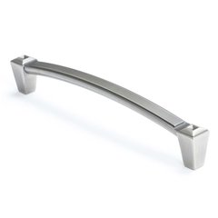 Connections 6-5/16 Inch Center to Center Vintage Nickel Cabinet Pull Connections 6-5/16 Inch Center to Center Vintage Nickel Cabinet Pull