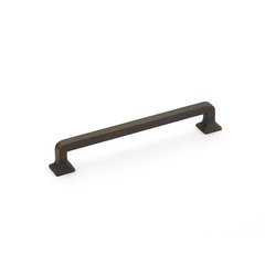 Menlo Park 6 Inch Center to Center Ancient Bronze Cabinet Pull Menlo Park 6 Inch Center to Center Ancient Bronze Cabinet Pull