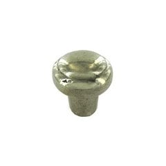 Ovale Designs 1-3/8 Inch Diameter Polished White Bronze Cabinet Knob Ovale Designs 1-3/8 Inch Diameter Polished White Bronze Cabinet Knob