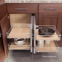 Flex Corner Four Basket Set 48 inch Scalea (Maple/Silver) Flex Corner Four Basket Set 48 inch Scalea (Maple/Silver)