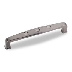 Modena 5-1/16 Inch Center to Center Satin Black Nickel Cabinet Pull Modena 5-1/16 Inch Center to Center Satin Black Nickel Cabinet Pull