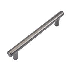 Metropolis 5-1/16 Inch Center to Center Black Nickel Vibed Cabinet Pull Metropolis 5-1/16 Inch Center to Center Black Nickel Vibed Cabinet Pull