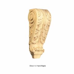 Large Acanthus Corbel Unfinished Red Oak Large Acanthus Corbel Unfinished Red Oak