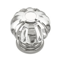Crystal Palace 1-1/8 Inch Diameter Crystal Acrylic/Bright Nickel Cabinet Knob Crystal Palace 1-1/8 Inch Diameter Crystal Acrylic/Bright Nickel Cabinet Knob