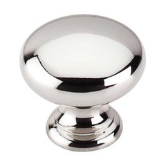 Asbury 1-1/4 Inch Diameter Polished Nickel Cabinet Knob Asbury 1-1/4 Inch Diameter Polished Nickel Cabinet Knob