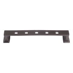 Modern Craftsman 5-1/2 Inch Center to Center Aged Bronze Cabinet Pull Modern Craftsman 5-1/2 Inch Center to Center Aged Bronze Cabinet Pull