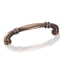 Lafayette 3-3/4 Inch Center to Center Antique Brushed Satin Brass Cabinet Pull Lafayette 3-3/4 Inch Center to Center Antique Brushed Satin Brass Cabinet Pull
