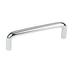 Torino 3-1/2 Inch Center to Center Polished Chrome Plated Steel Cabinet Pull Torino 3-1/2 Inch Center to Center Polished Chrome Plated Steel Cabinet Pull
