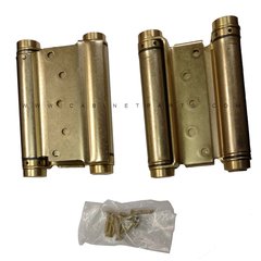 3029-5 5 inch Double Acting Mortise Spring Hinge - Satin Brass 3029-5 5 inch Double Acting Mortise Spring Hinge - Satin Brass