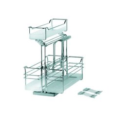 Three Basket Storage Unit Pullout Champagne Three Basket Storage Unit Pullout Champagne