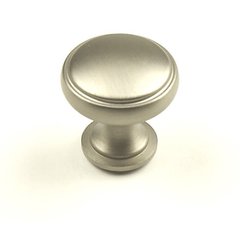 Regal 1-3/16 Inch Diameter Dull Satin Nickel Cabinet Knob Regal 1-3/16 Inch Diameter Dull Satin Nickel Cabinet Knob
