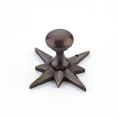 Sonata 11/16 Inch Diameter Dark Antique Bronze Cabinet Knob Sonata 11/16 Inch Diameter Dark Antique Bronze Cabinet Knob