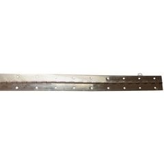 1-1/2 Inch Continuous Piano Hinge 36 Inch Long - Nickel - Plated Steel 1-1/2 Inch Continuous Piano Hinge 36 Inch Long - Nickel - Plated Steel