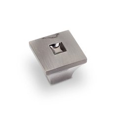 Modena 1 Inch Diameter Satin Black Nickel Cabinet Knob Modena 1 Inch Diameter Satin Black Nickel Cabinet Knob