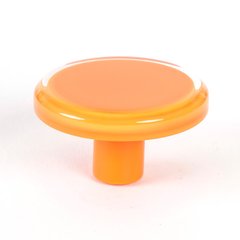 Next 2 Inch Diameter Orange Transparent Cabinet Knob Next 2 Inch Diameter Orange Transparent Cabinet Knob