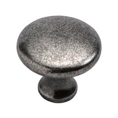 Conquest 1-1/8 Inch Diameter Black Nickel Vibed Cabinet Knob Conquest 1-1/8 Inch Diameter Black Nickel Vibed Cabinet Knob