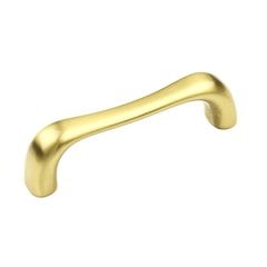Elite 3 Inch Center to Center Satin Brass Cabinet Pull Elite 3 Inch Center to Center Satin Brass Cabinet Pull
