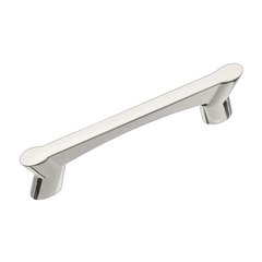 Wisteria 3 Inch Center to Center Bright Nickel Cabinet Pull Wisteria 3 Inch Center to Center Bright Nickel Cabinet Pull