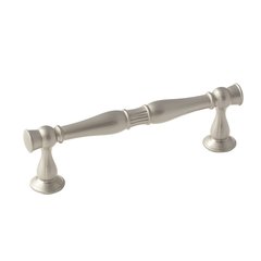 Crawford 3-3/4 Inch Center to Center Satin Nickel Cabinet Pull Crawford 3-3/4 Inch Center to Center Satin Nickel Cabinet Pull