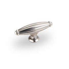 Glenmore 2-5/8 Inch Diameter Bright Nickel Machined with Dull Lacquer Cabinet Knob Glenmore 2-5/8 Inch Diameter Bright Nickel Machined with Dull Lacquer Cabinet Knob