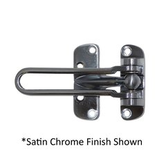 Aluminum Door Flip Guard Satin Brass Aluminum Door Flip Guard Satin Brass