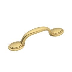 Manor House 3 Inch Center to Center Lancaster Hand Polished Cabinet Pull Manor House 3 Inch Center to Center Lancaster Hand Polished Cabinet Pull