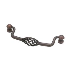 Forged Iron 5-1/16 Inch Center to Center Venetian Bronze Cabinet Bail Pull Forged Iron 5-1/16 Inch Center to Center Venetian Bronze Cabinet Bail Pull