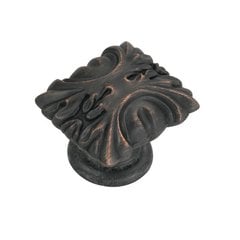 Ithica 1-5/16 Inch Length Vintage Bronze Cabinet Knob Ithica 1-5/16 Inch Length Vintage Bronze Cabinet Knob