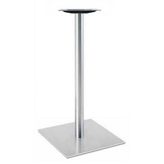 17 inch Square Table Base - Stainless Steel 28-5/8 inch H 17 inch Square Table Base - Stainless Steel 28-5/8 inch H