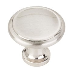 Gatsby 1-1/8 Inch Diameter Satin Nickel Cabinet Knob Gatsby 1-1/8 Inch Diameter Satin Nickel Cabinet Knob