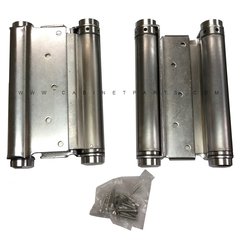 3029-8 8" Double Acting Mortise Spring Hinge - Satin Chrome 3029-8 8" Double Acting Mortise Spring Hinge - Satin Chrome
