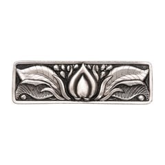 Hope Blossom 3 Inch Center to Center Brilliant Pewter Cabinet Pull Hope Blossom 3 Inch Center to Center Brilliant Pewter Cabinet Pull