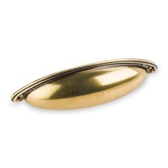 Venezia 3-3/4 Inch Center to Center Antique English Machined Cabinet Cup Pull Venezia 3-3/4 Inch Center to Center Antique English Machined Cabinet Cup Pull