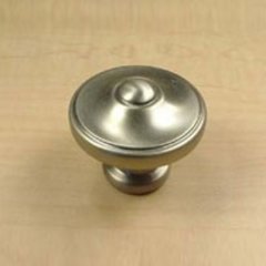 Country 1-3/8 Inch Diameter Dull Satin Nickel Cabinet Knob Country 1-3/8 Inch Diameter Dull Satin Nickel Cabinet Knob