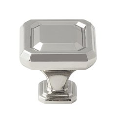 Wells 1-1/4 Inch Diameter Polished Nickel Cabinet Knob Wells 1-1/4 Inch Diameter Polished Nickel Cabinet Knob