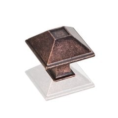 Tahoe 1-1/4 Inch Diameter Dark Machined Antique Copper Cabinet Knob Tahoe 1-1/4 Inch Diameter Dark Machined Antique Copper Cabinet Knob