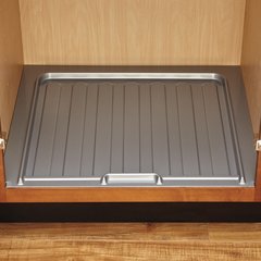 Vanity Drip Tray 36 inch Wide Metallic Silver Vanity Drip Tray 36 inch Wide Metallic Silver