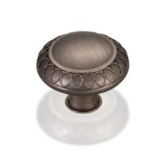 Symphony 1-3/8 Inch Diameter Bright Nickel Brushed with Dull Lacquer Cabinet Knob Symphony 1-3/8 Inch Diameter Bright Nickel Brushed with Dull Lacquer Cabinet Knob