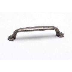 Euro Rustica 3-3/4 Inch Center to Center Rustic Nickel Cabinet Pull Euro Rustica 3-3/4 Inch Center to Center Rustic Nickel Cabinet Pull